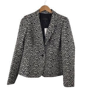 Banana Republic animal print blazer size 6